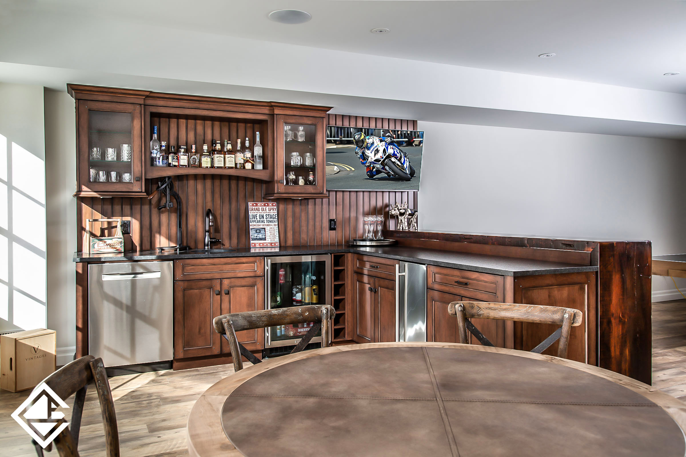 Rustic Home Bar