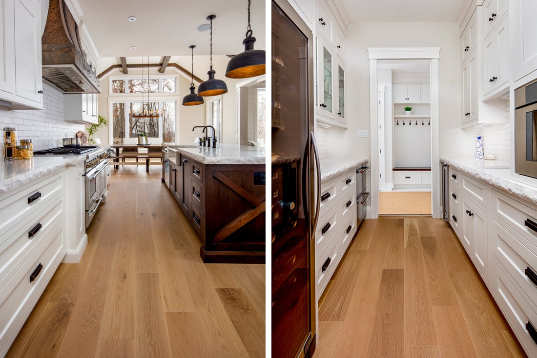 traditional custom solid wood kitchen