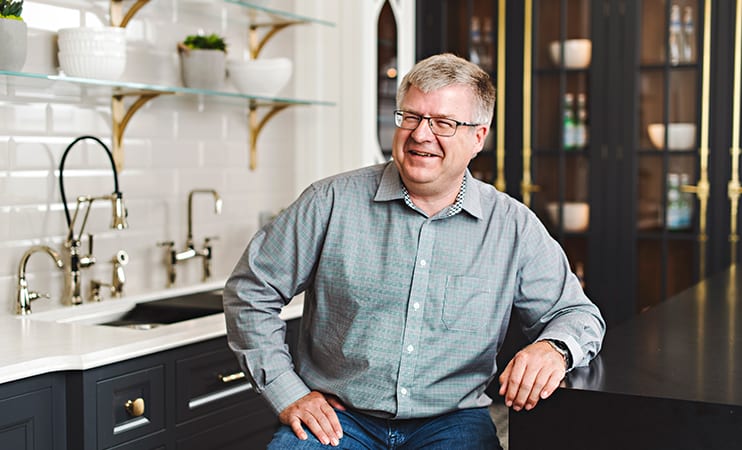 Kevin Bauman the CEO of Chervin Kitchen & Bath