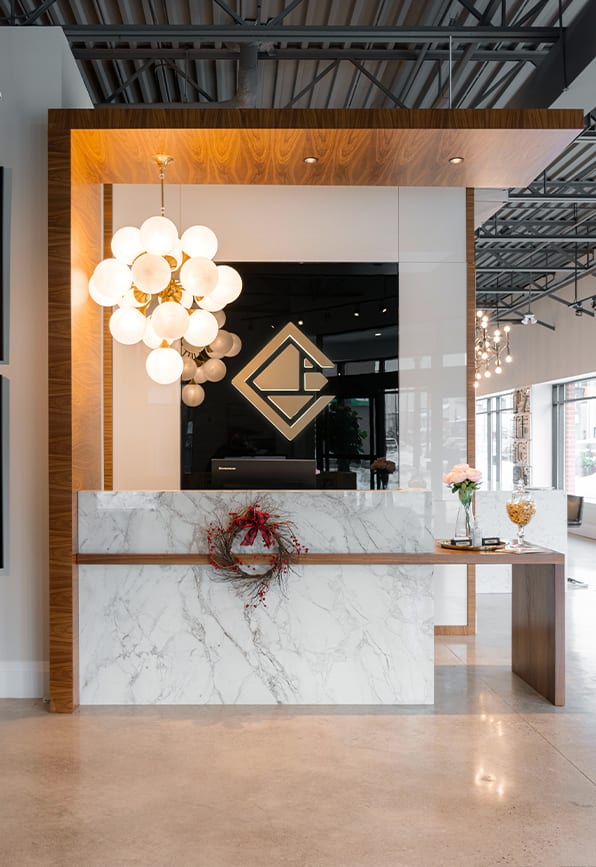luxury kitchen showroom in oakville